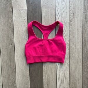 Vibrant Pink Sports Bra